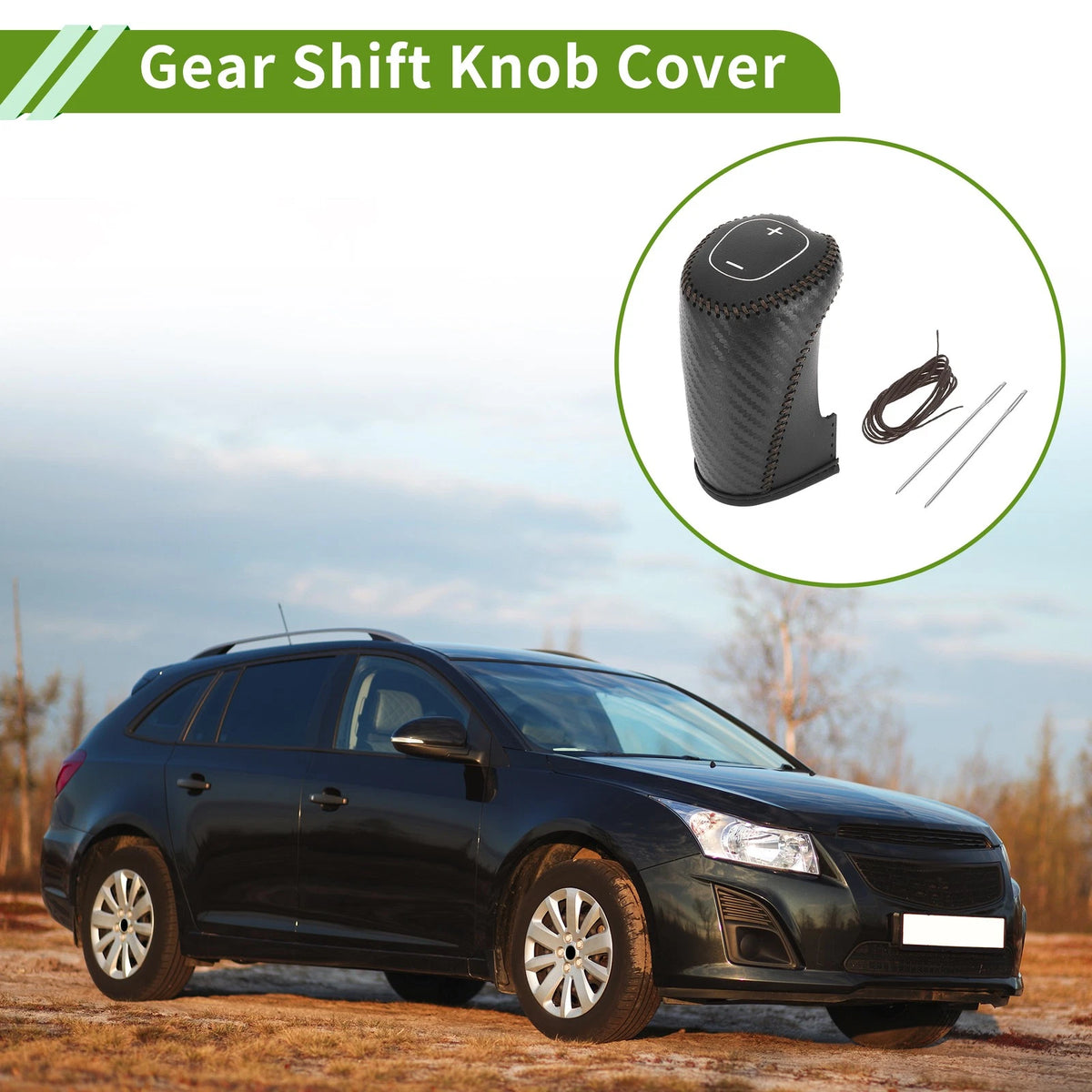 Gear Shift Knob Cover Replacement for Chevrolet Malibu (2016–2020)