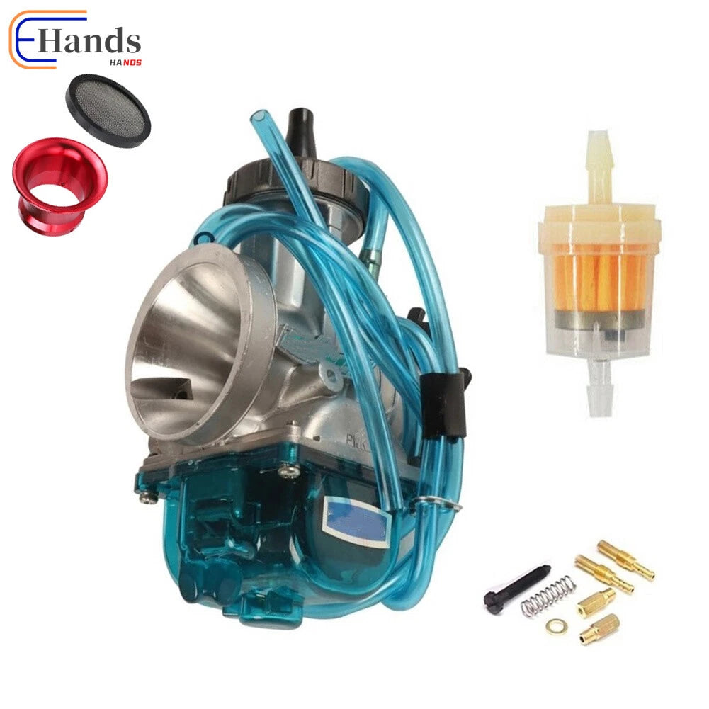 Carburetor with Air Filter for Honda Yamaha Suzuki Kawasaki PWK40MM (Fit)