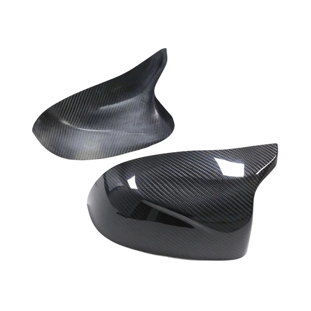 Pair Real Carbon Fiber Side Mirror Caps for BMW F97 X3M F98 X4M F95 X5M (2019–2024)