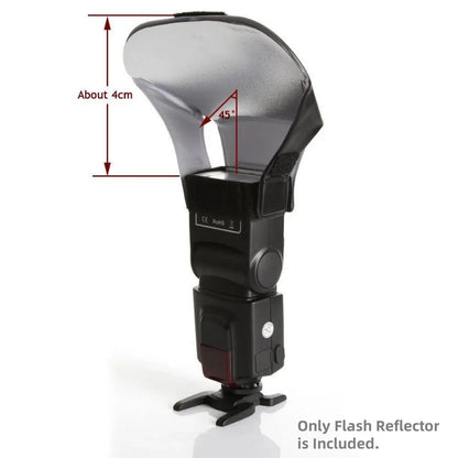 Speedlite Diffuser for Flash Light with 3 Color Reflector Board
