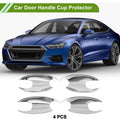 Car Door Handle Cup Protector for BMW X3 2022–2023 Chrome Silver Set of 4