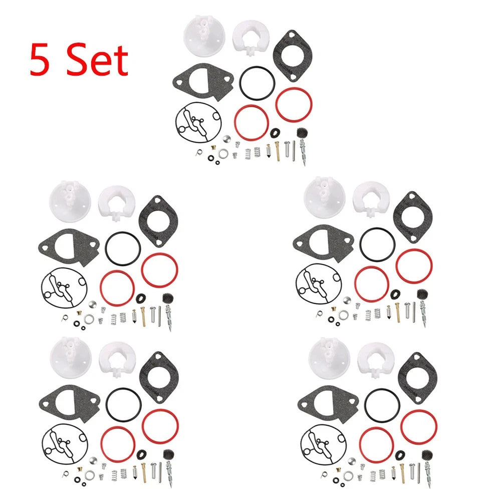 Set of 5 Carburetor Rebuild Kits for Briggs & Stratton Nikki (796184)