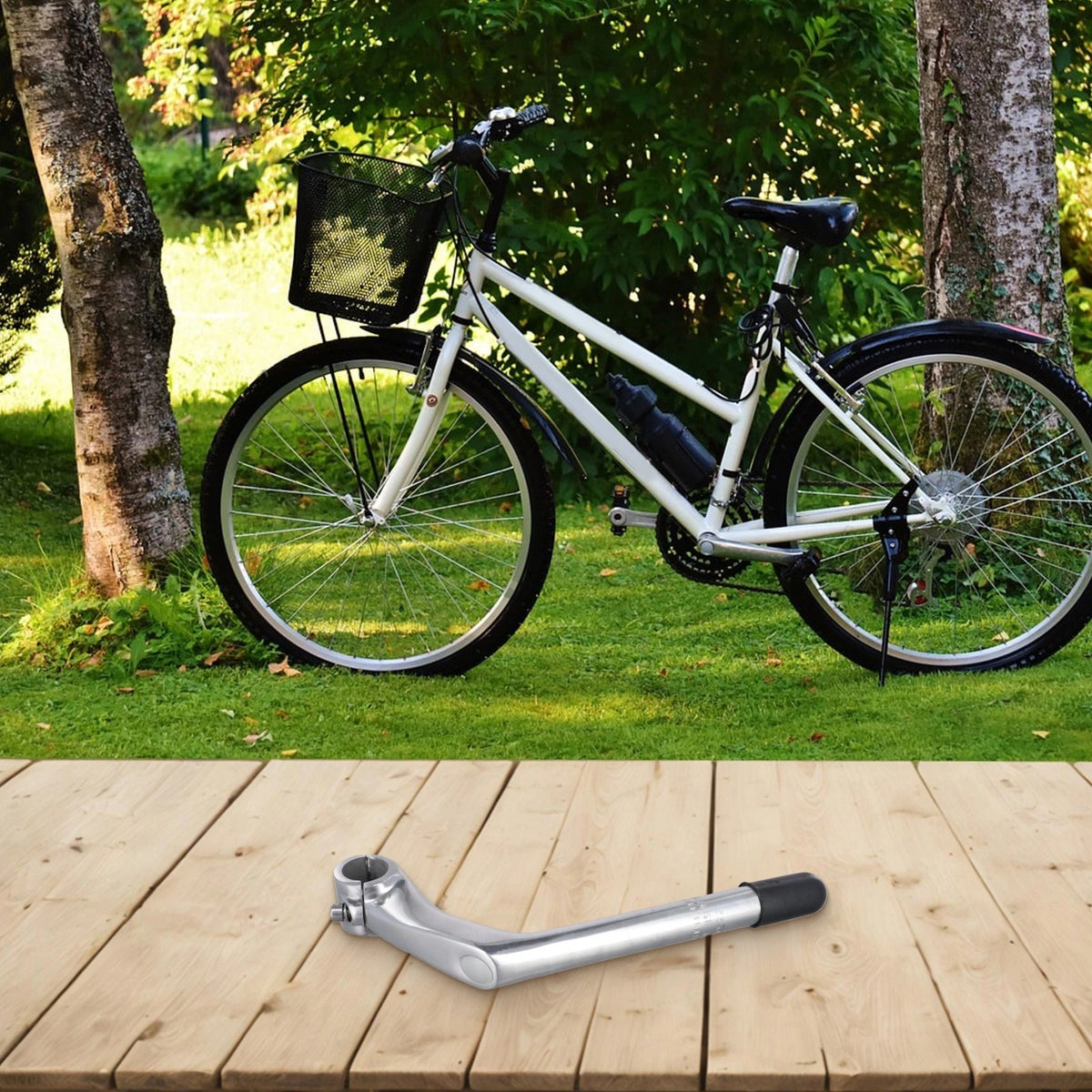 Gooseneck Bike Stem for Bicycle Frame (Compatible)