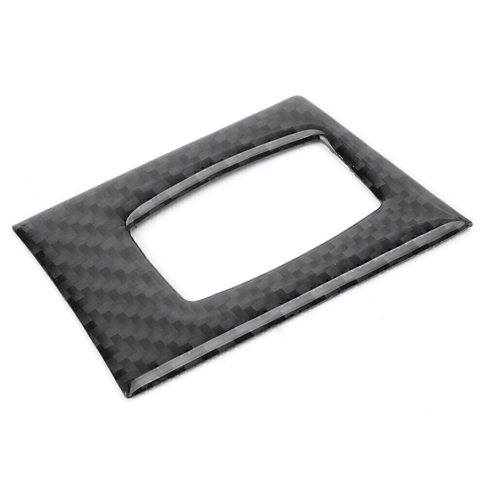 Carbon Fiber Switch Buttons Decor Frame Cover Trim for BMW E90 E92 E93 (2007–2013)