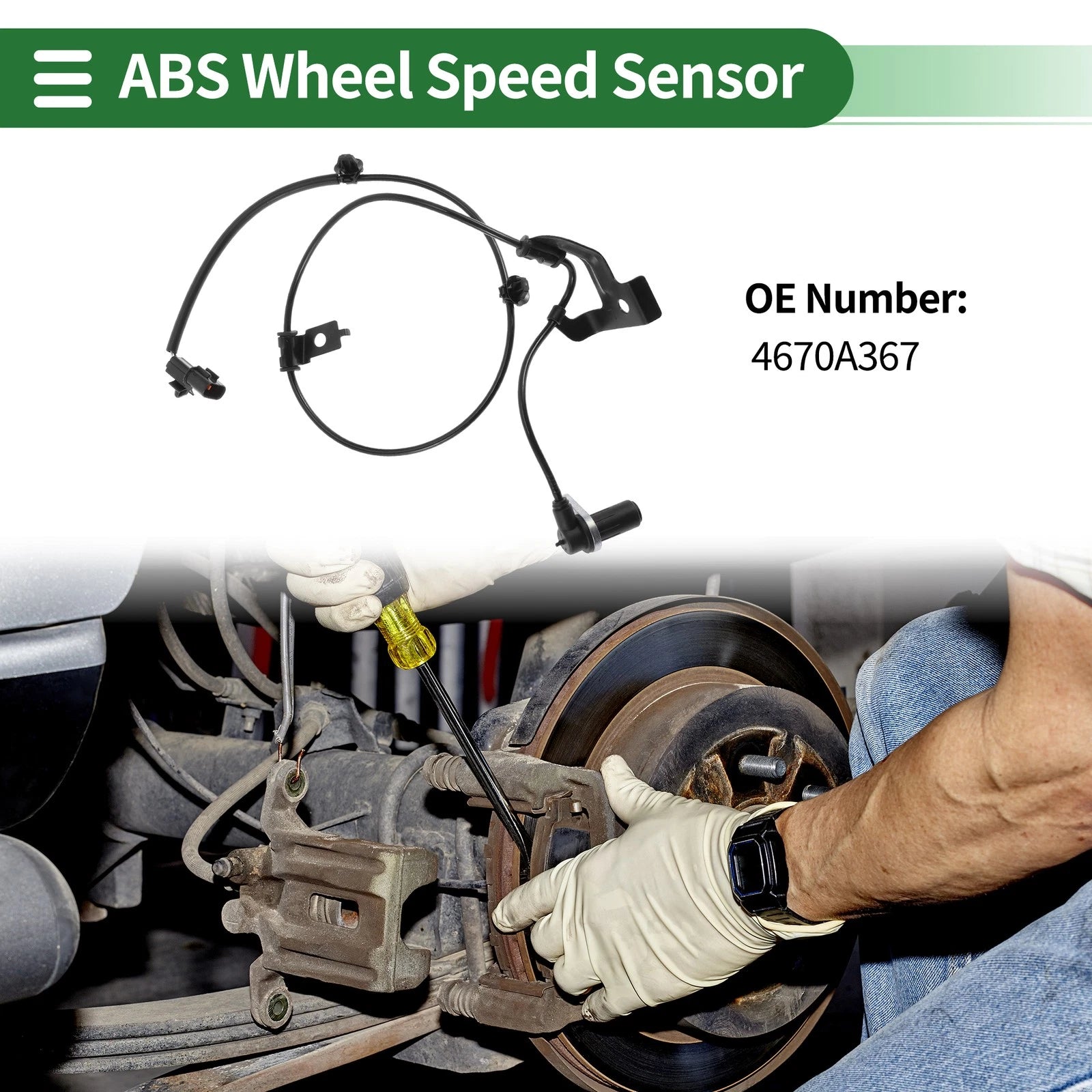 ABS Wheel Speed Sensor Replacement for Mitsubishi Endeavor (2004–2011)