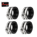 Set of 4 Carburetor Intake Manifold Pipes for Honda Interceptor 750 VFR750F (1990–1993)