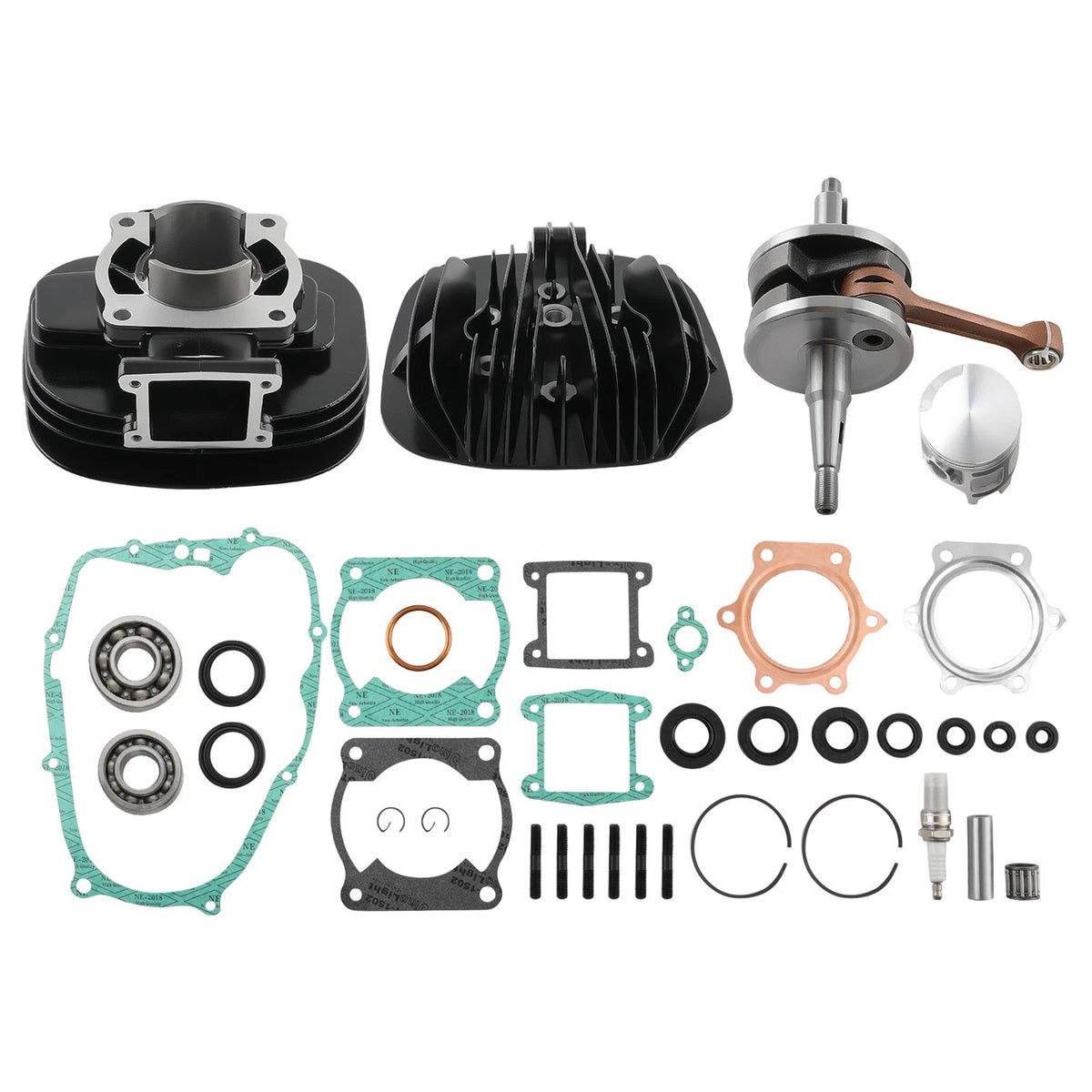 Piston Cylinder Crank Gaskets Seal Rebuild Kit for Yamaha Blaster (1988–2006)