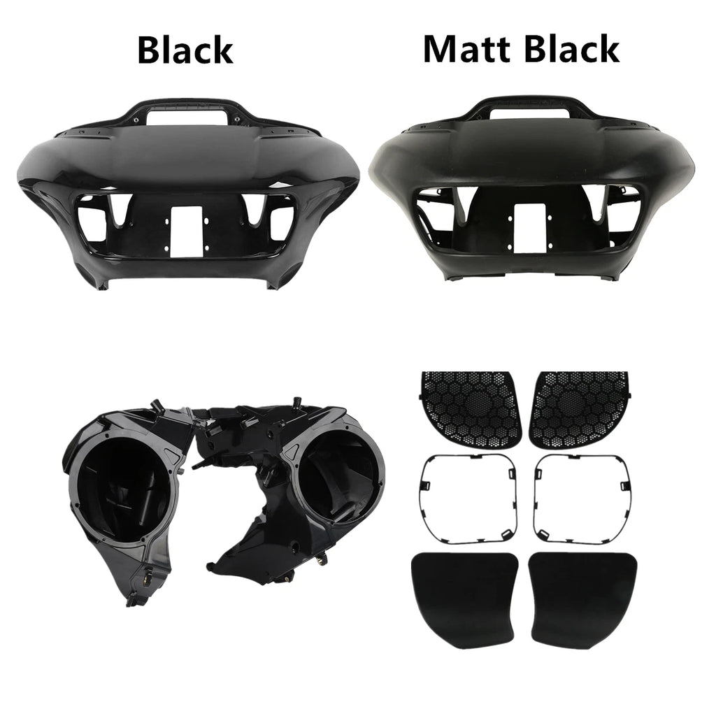 Inner Outer Fairing Speaker Cover Grille for Harley Road Glide FLTRX (2015–2023)