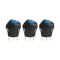 Waterproof Car Boot Switch 20A 12V SPST with LED for Universal Use