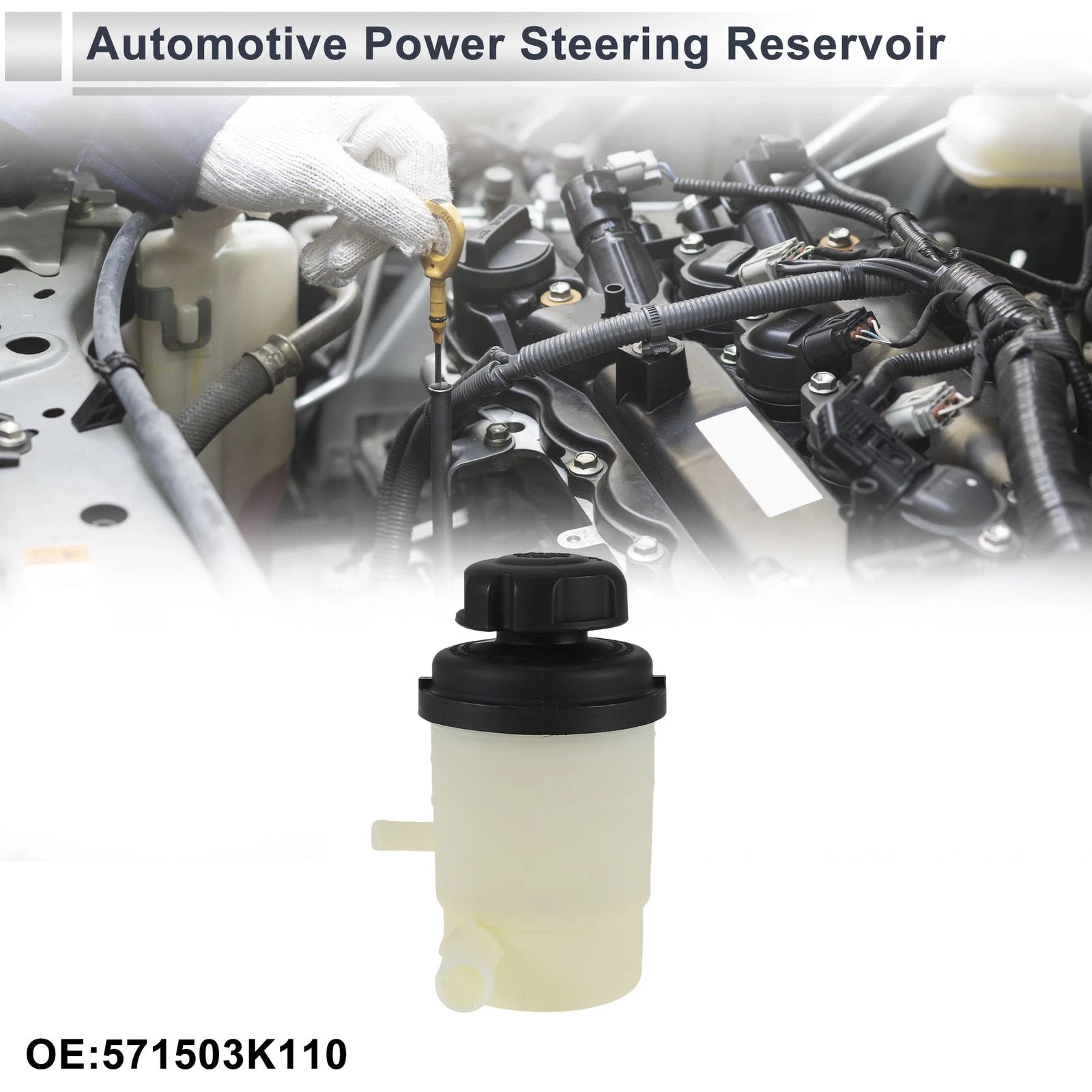 Power Steering Reservoir for Hyundai Sonata (2006–2010) OEM Replacement