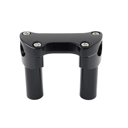 3.5" Straight Handlebar Riser & Top Clamp for Harley Dyna Tour Road Glide