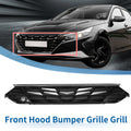 Front Upper Bumper Grille for Hyundai Elantra (2021–2022) - Black