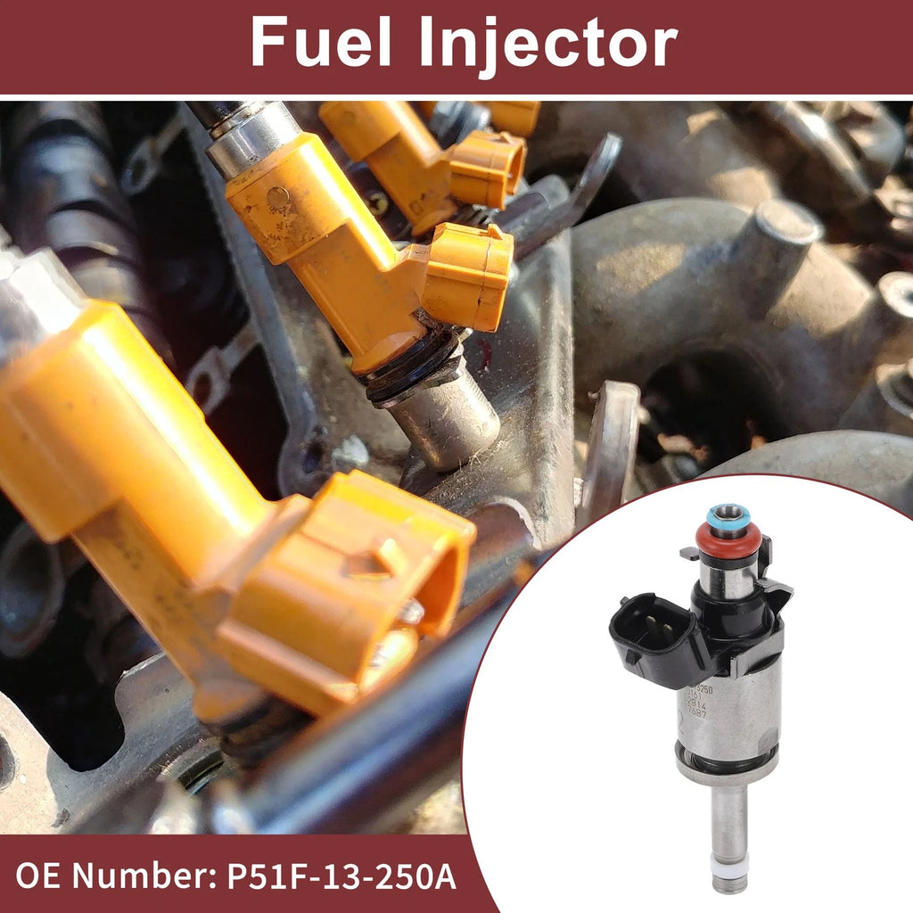 Fuel Injector Replacement for Mazda GDI (2007–2015) 1 Pc Black