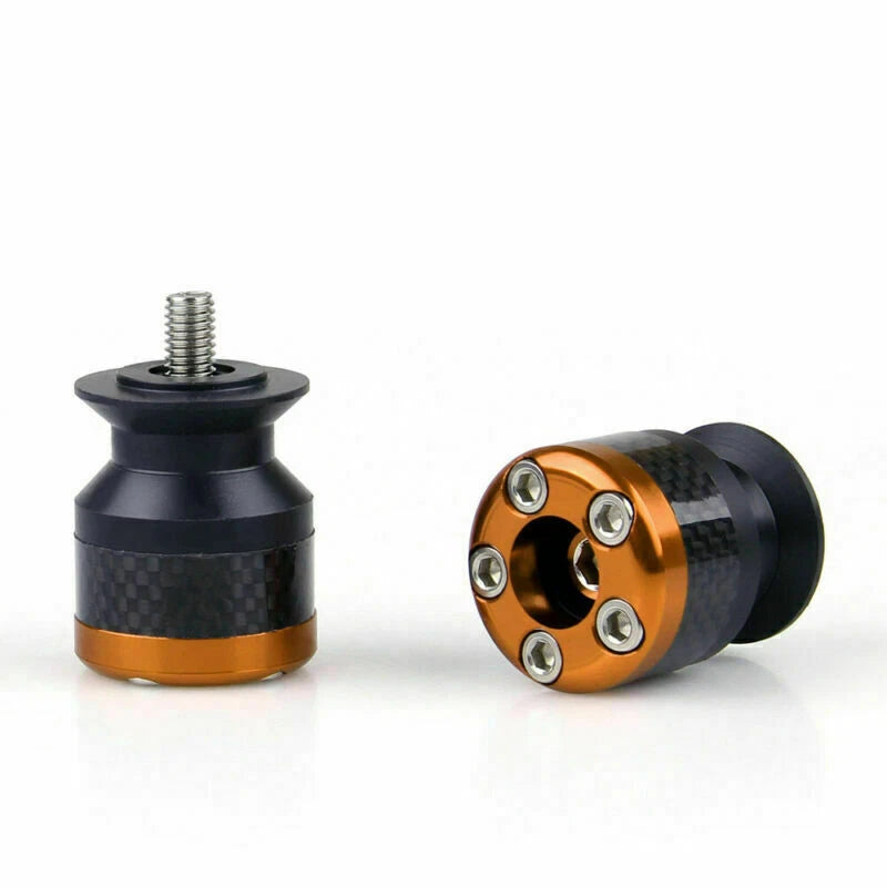 CNC Carbon Fiber 8mm Swingarm Sliders Spools for Honda CBR 250 600 1000 (2011–2023)
