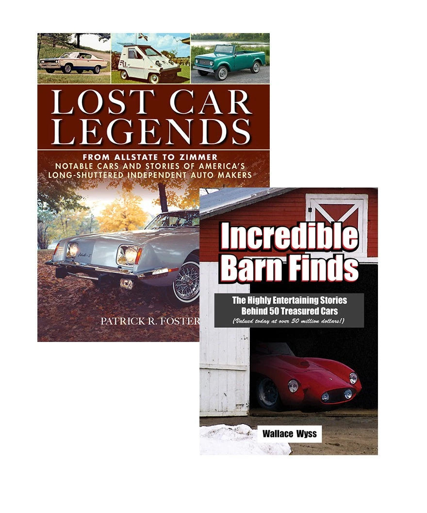 2 Book Set: Lost Car Legends & Incredible Barn Finds