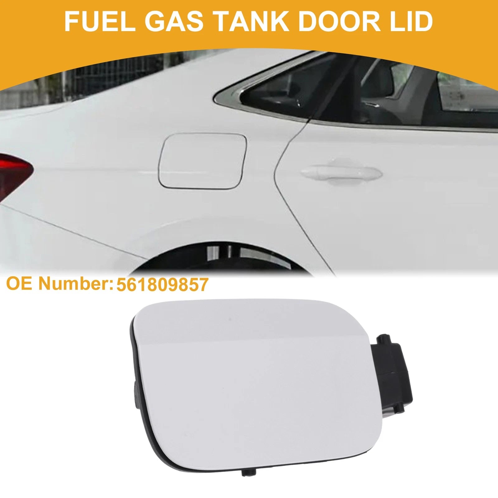 Fuel Tank Door Cap Replacement for Volkswagen Passat 2011–2018 Bolt Type