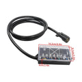 7 Way Trailer Cable with 7 Pin Plug & Junction Box for RV Trailer (8FT)