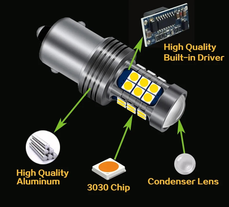 27SMD LED Backup Reverse Light Bulbs T15 W16W 921 for Universal