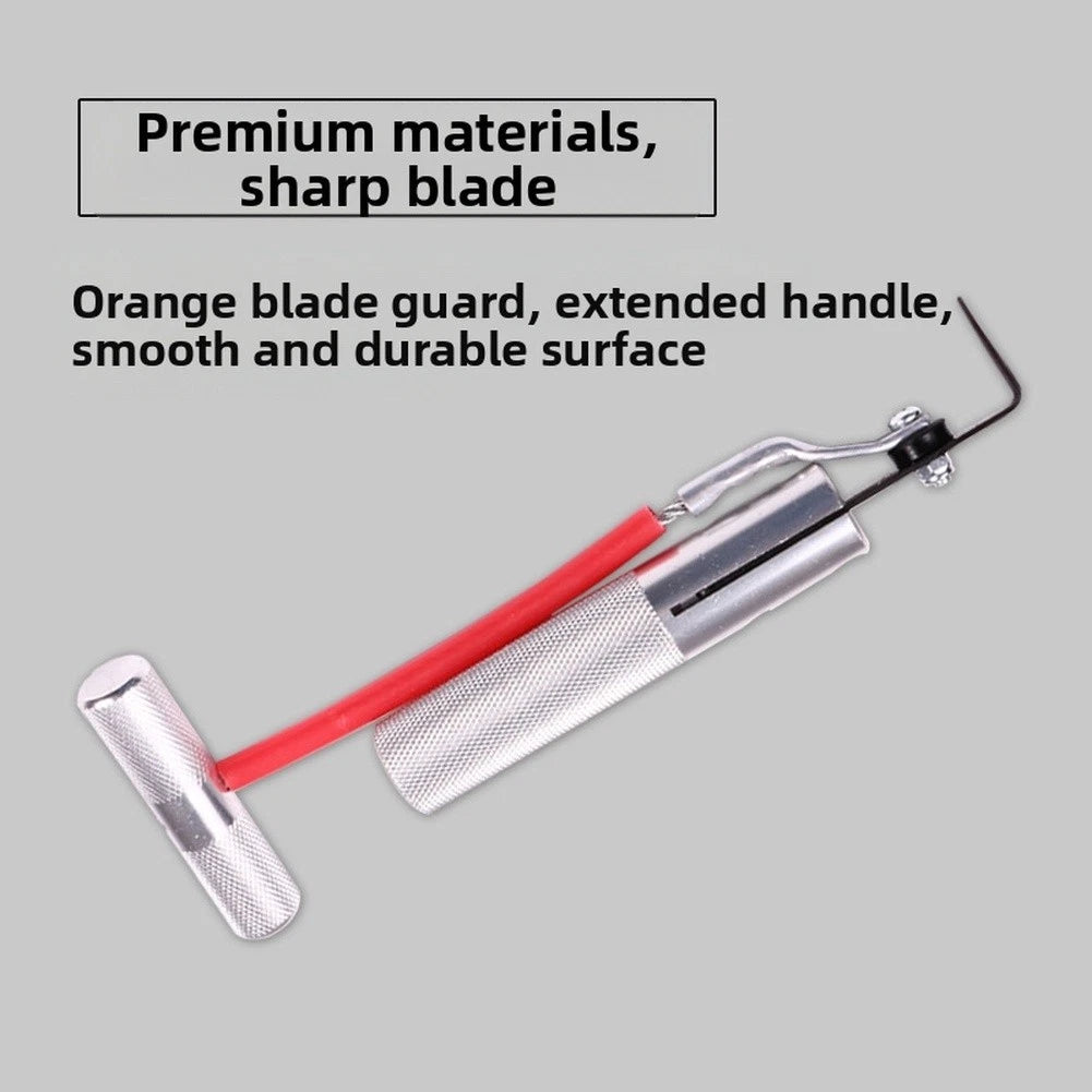 Windshield Removal Tool Kit for Automotive Glass (Red Alloy)