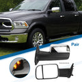 Tow Mirrors for Dodge Ram 1500 2500 2009–2018 with Lights Pair