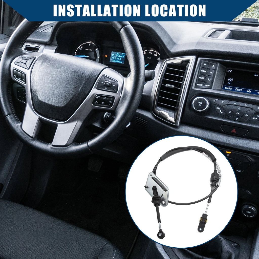 Automatic Transmission Gearshift Control Cable for Ford Fusion, Lincoln MKZ (2013–2020)