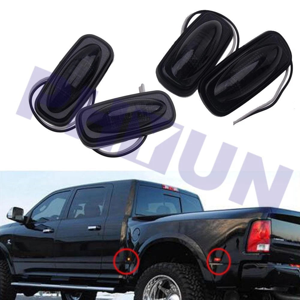 2X LED Side Marker Lights for Universal Cars SUVs RVs (DC 12V)