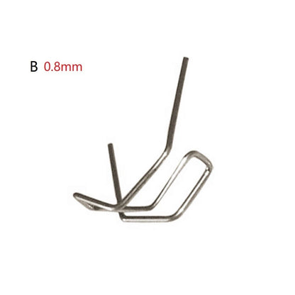100pcs Stainless Steel Hot Staples for Car Bumper Repair (06/08mm)