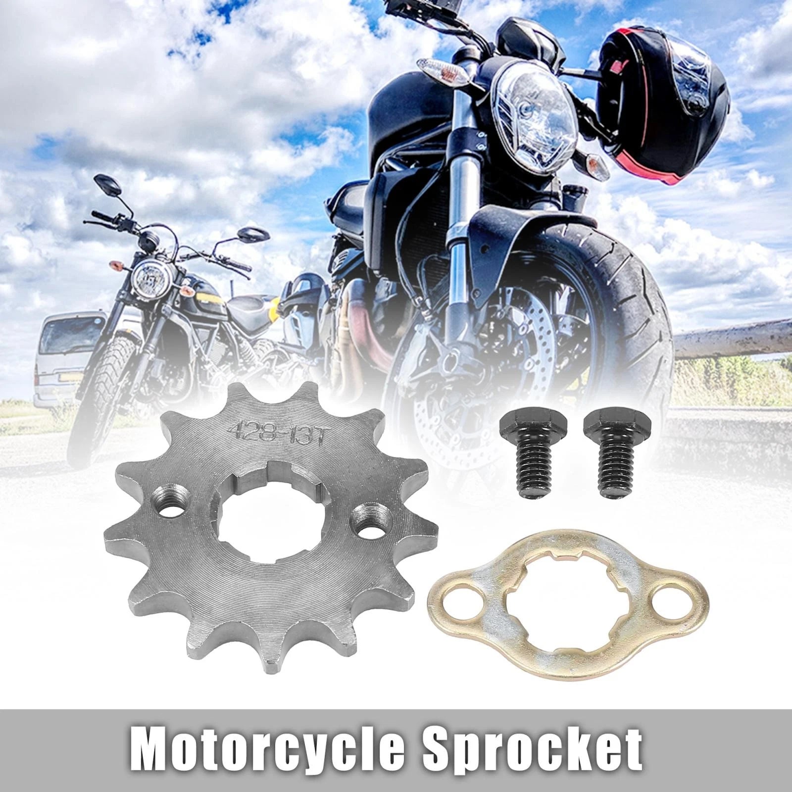 Front Engine Sprocket 13T 428 Chain for Motorcycle Dirt Bike (2000–2025)