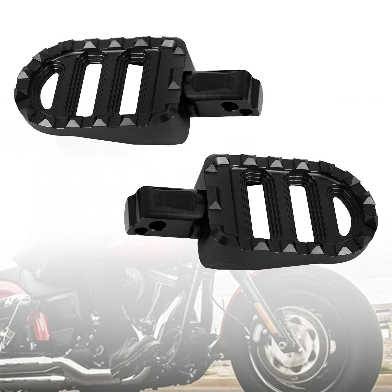 Rear Footrests Foot Pegs for Harley Sportster S, Breakout, Softail Slim (T9)