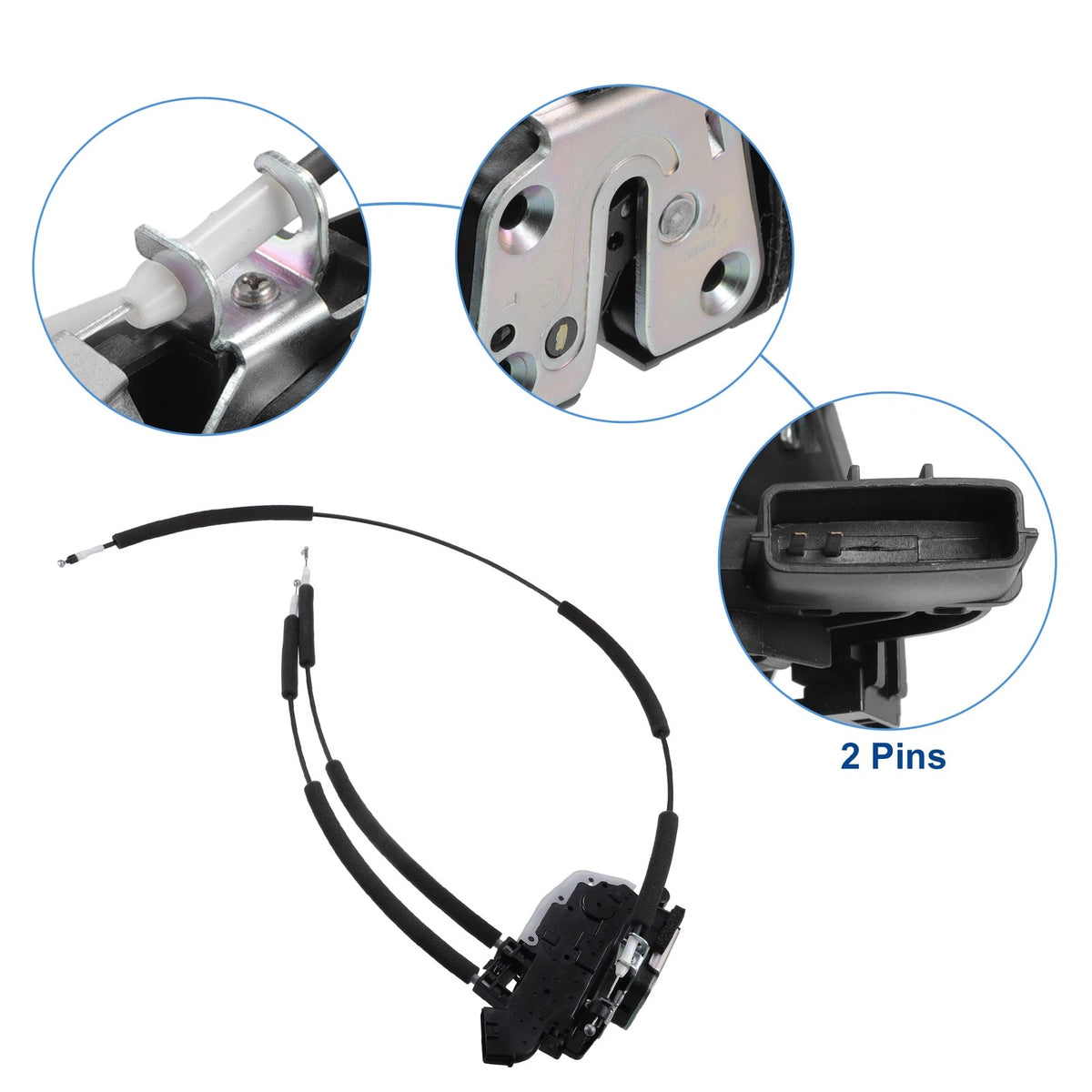 Rear Left Door Lock Latch Actuator for Infiniti QX70 (2014–2017) No. 82501-1CA0A