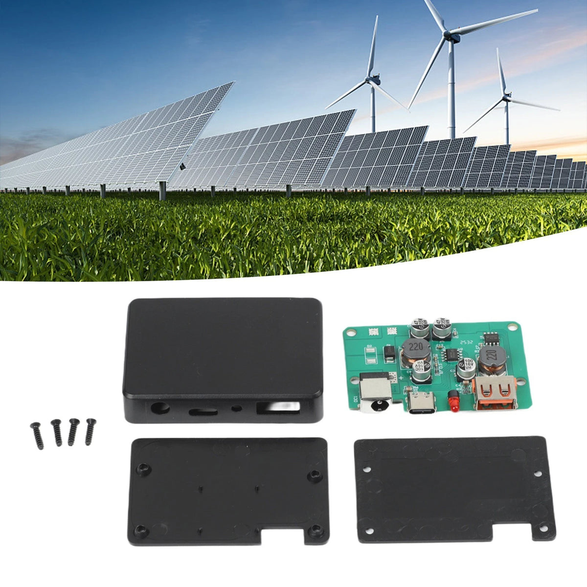 Voltage Regulator Module for MPPT Solar Controllers (DIY Charging)