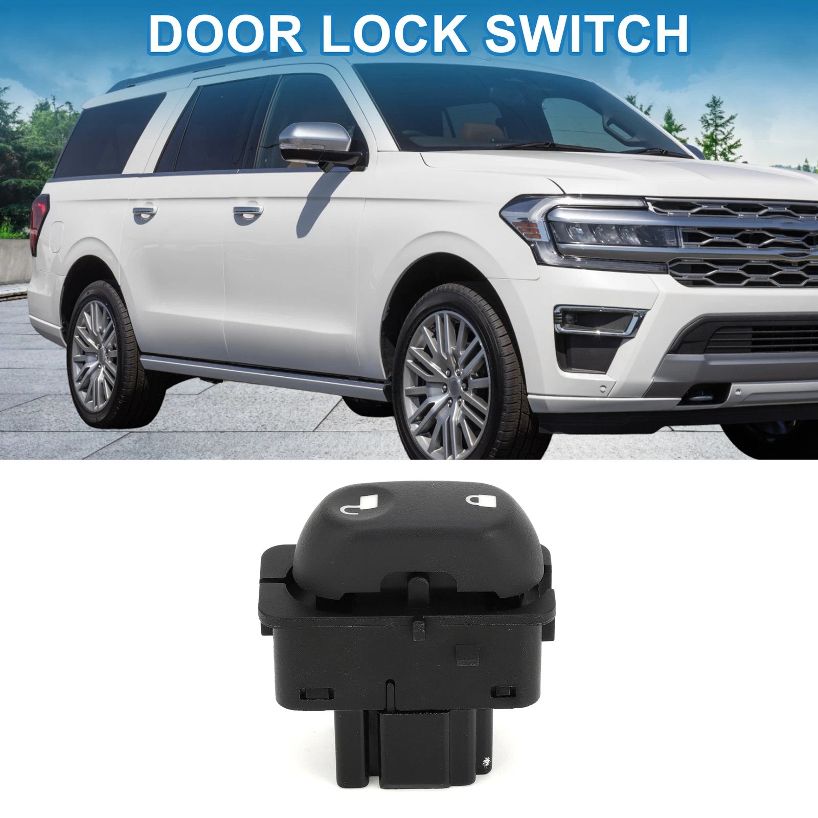 Door Lock Switch No.YF1Z14028BA for Ford Explorer Taurus Thunderbird (1991–2005)