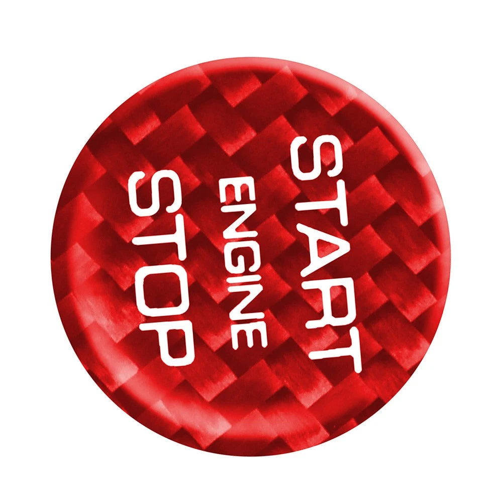 Engine Start Stop Button Trim for Land Rover Discovery (2016–2019) Red