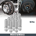 10 Wheel Studs Replacement 50mm for BMW (2006–2024)