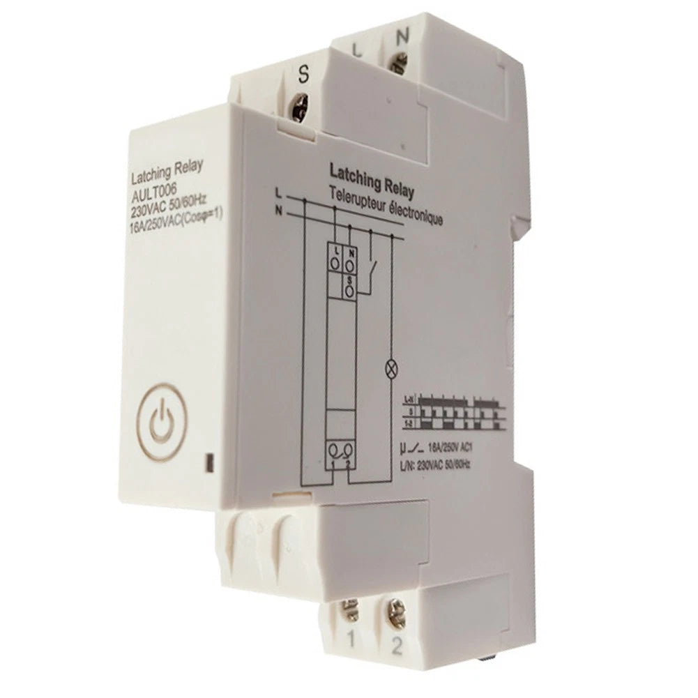 Delay Relay AUL006 220VAC 1-10s Adjustable Pulse Timer for Industrial Use