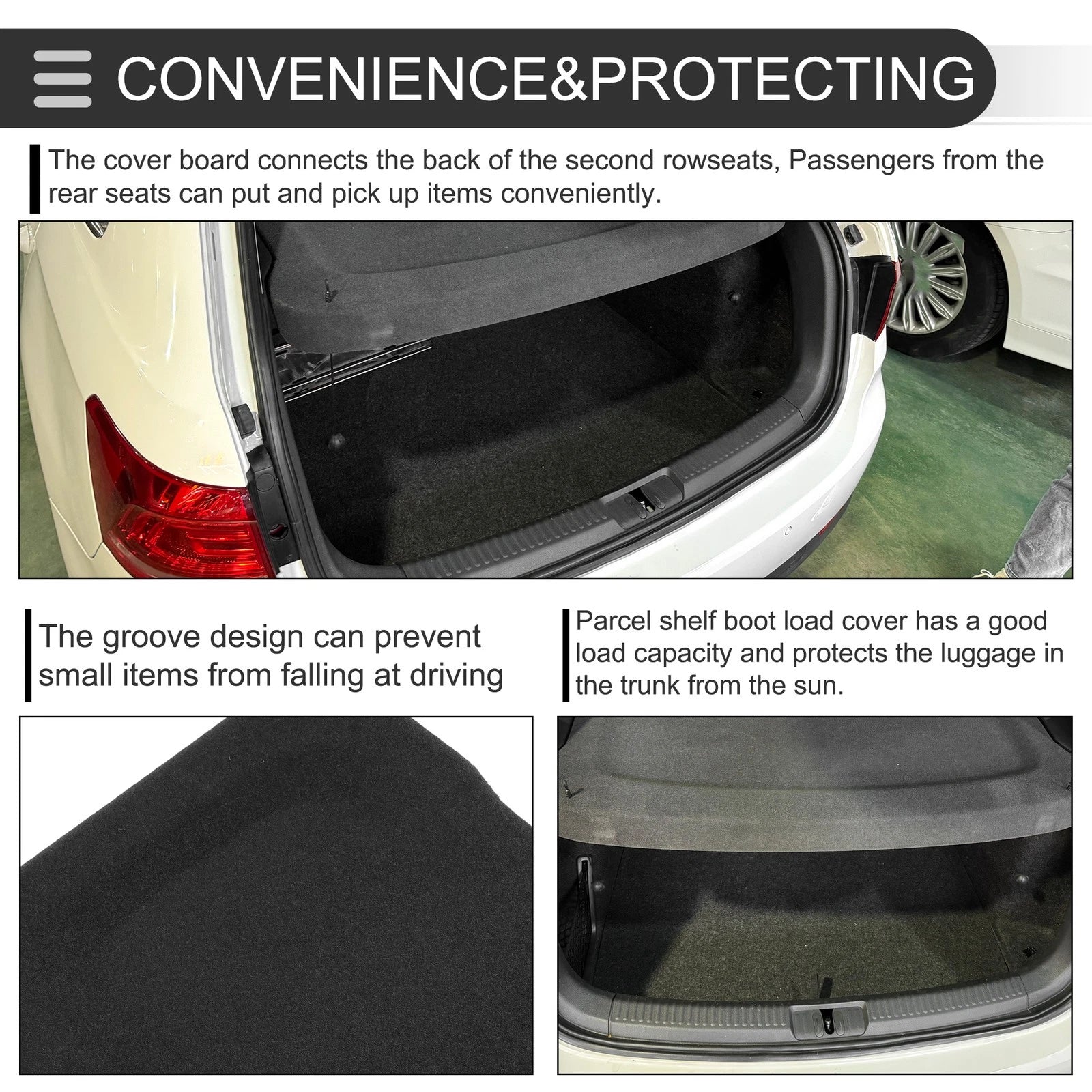 Parcel Shelf Boot Load Cover for Mercedes-Benz GLA250 (2015–2019)