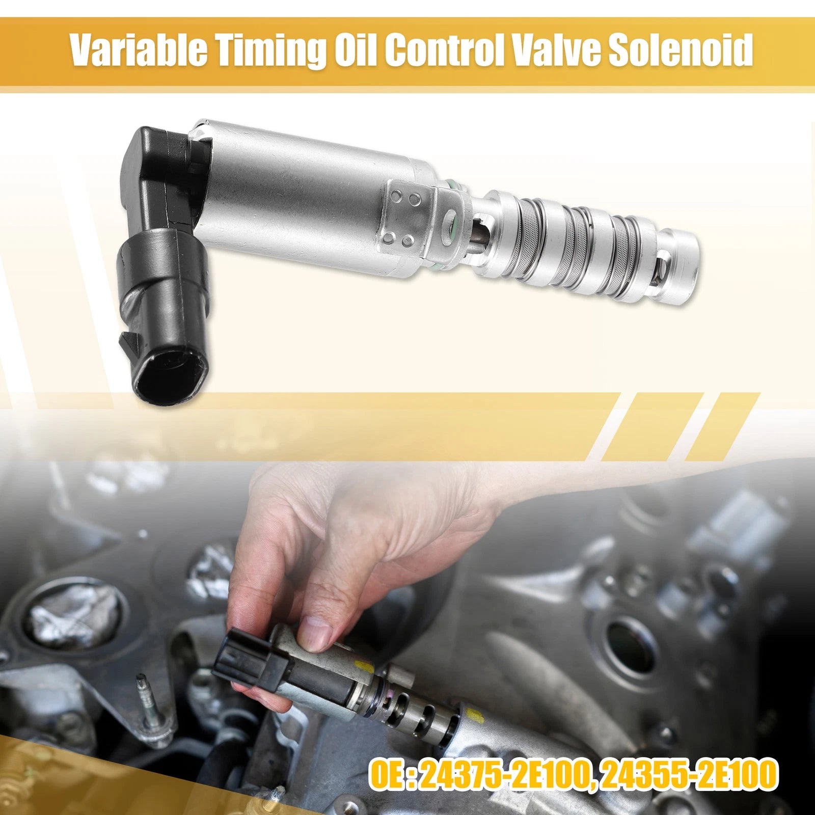 Engine Variable Valve Timing Control Solenoid for Hyundai Elantra (2014–2017)