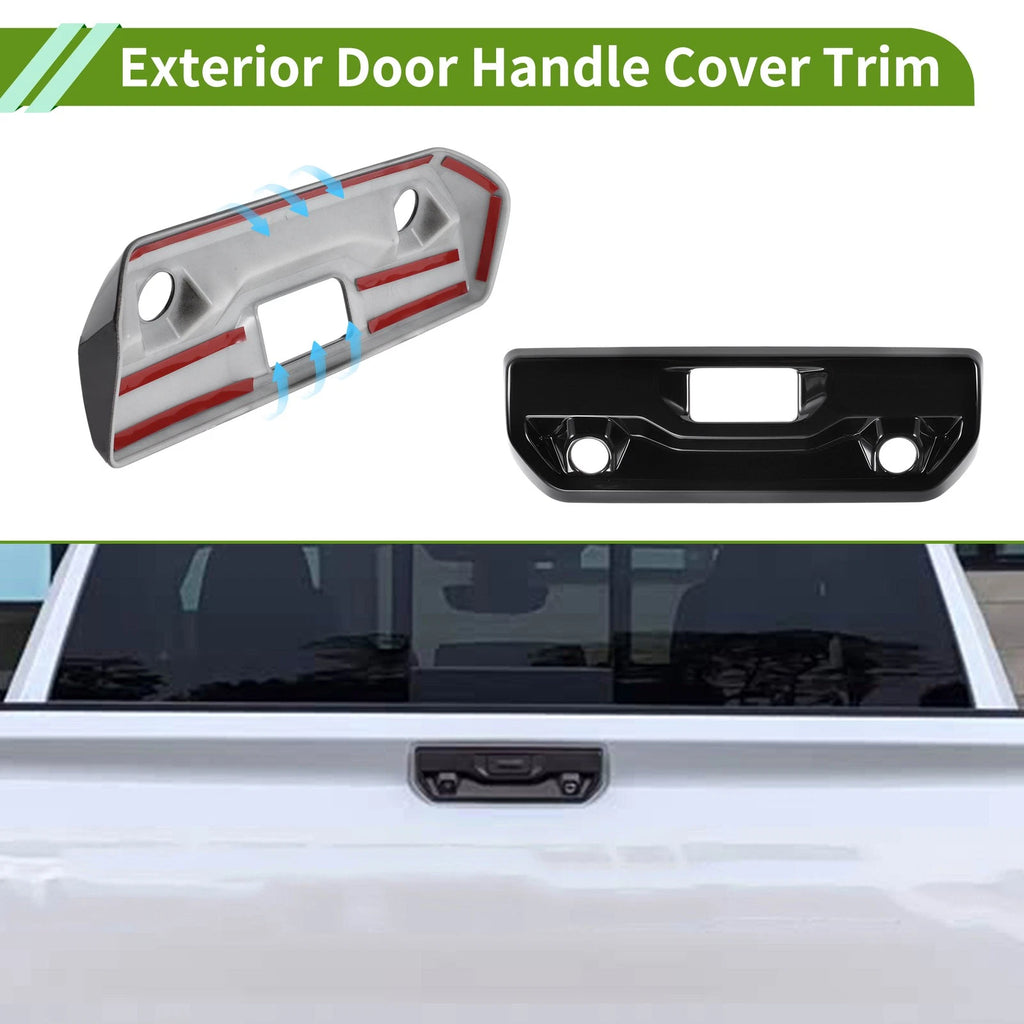 Exterior Door Handle Cover Trim for Chevrolet Silverado 1500 ABS (2014–2018)