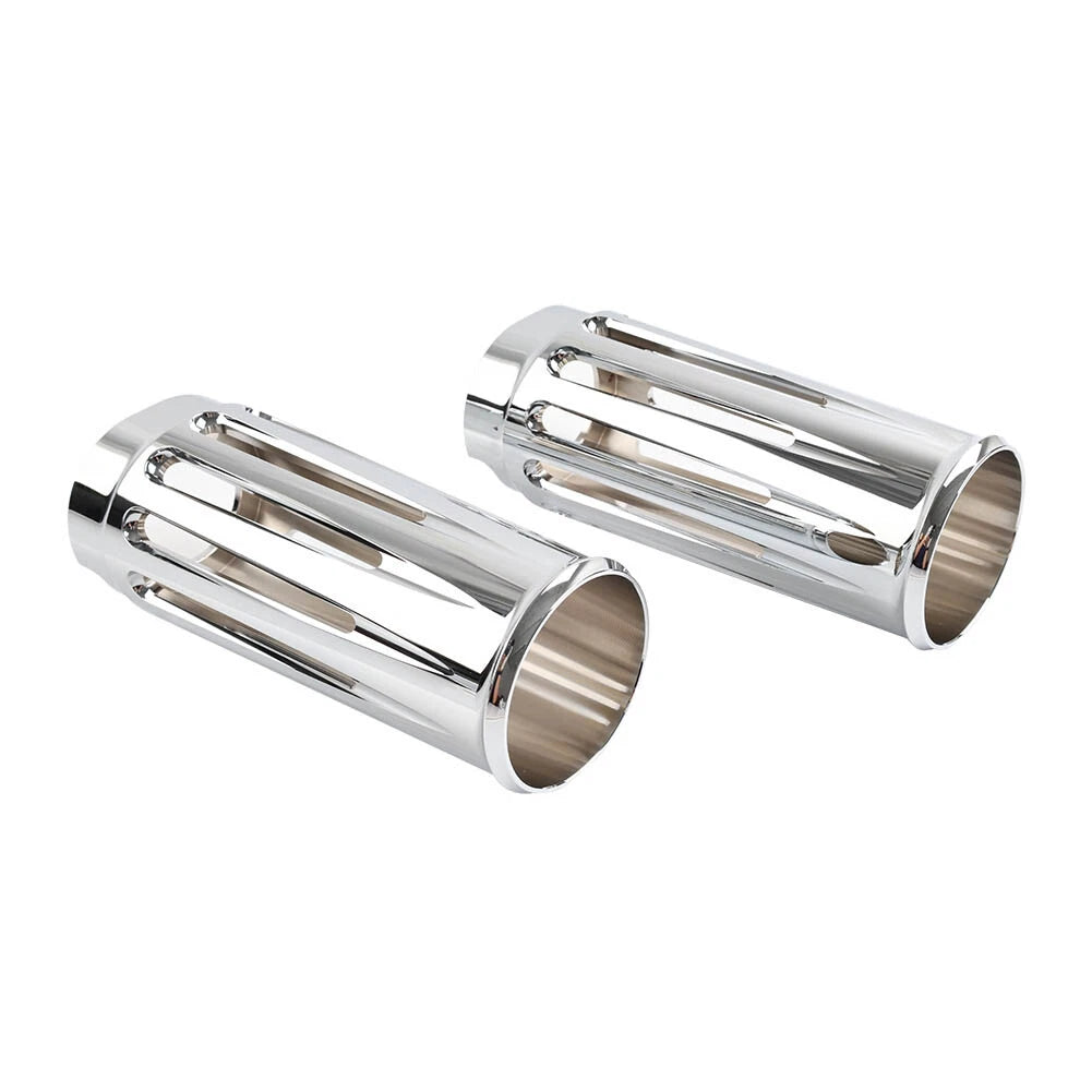 2" Extended Fork Boot Slider Cover Chrome for Harley Touring (2014–2023)