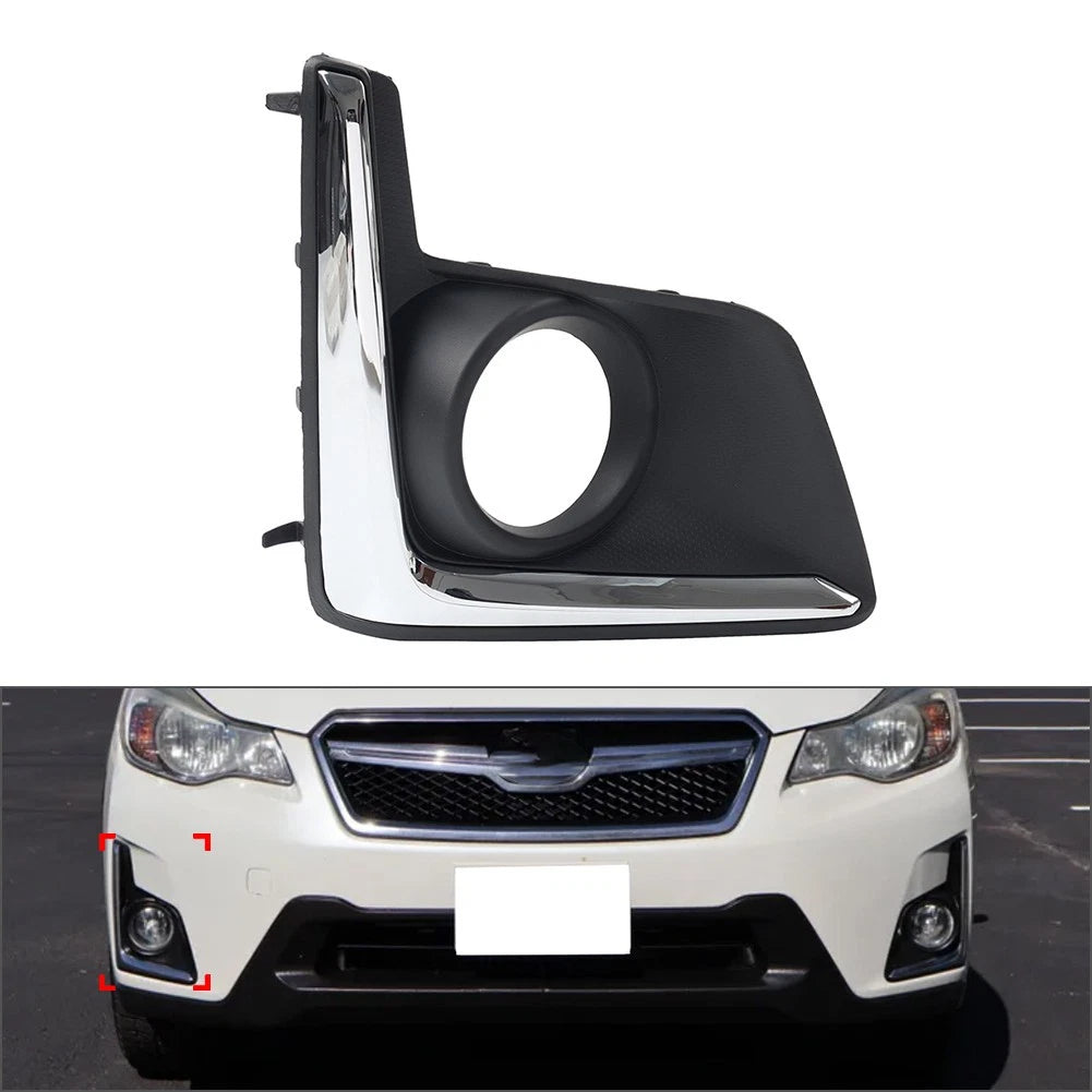 Right Side Front Bumper Fog Light Bezel Cover for Subaru Crosstrek (2016–2017)