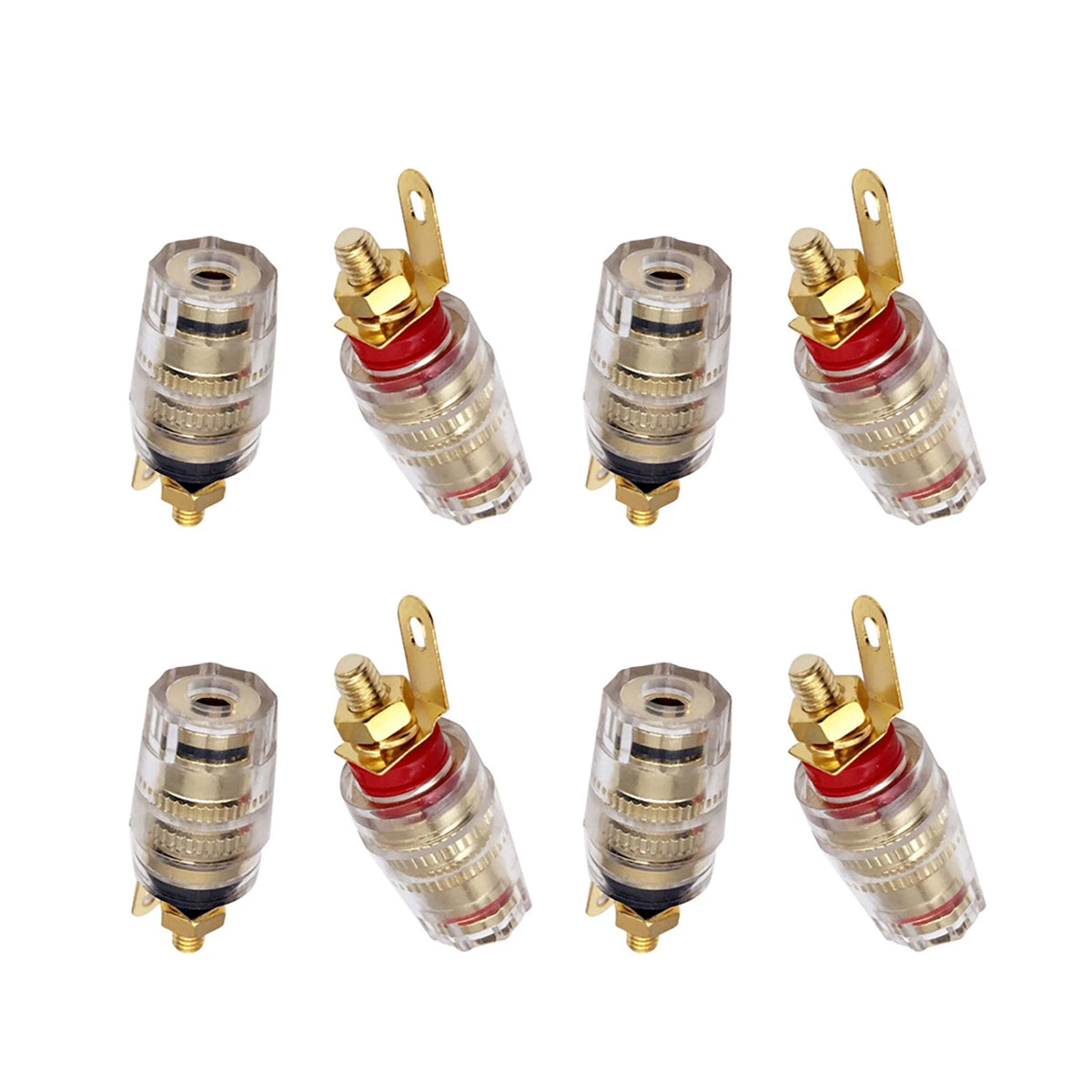 8X 4mm Amplifier Speaker Terminal Binding Post Banana Plug Socket