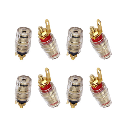 8X 4mm Amplifier Speaker Terminal Binding Post Banana Plug Socket