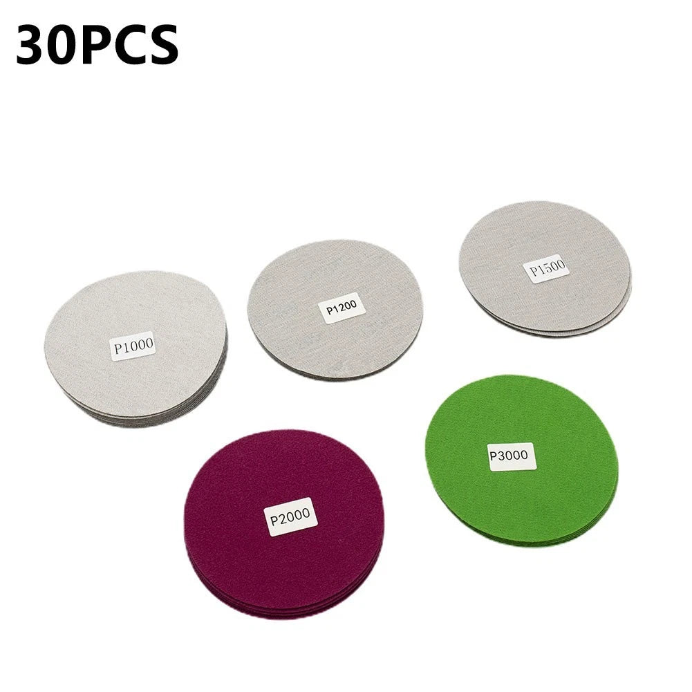 30pcs Sanding Discs for Power Tools (Wet and Dry)