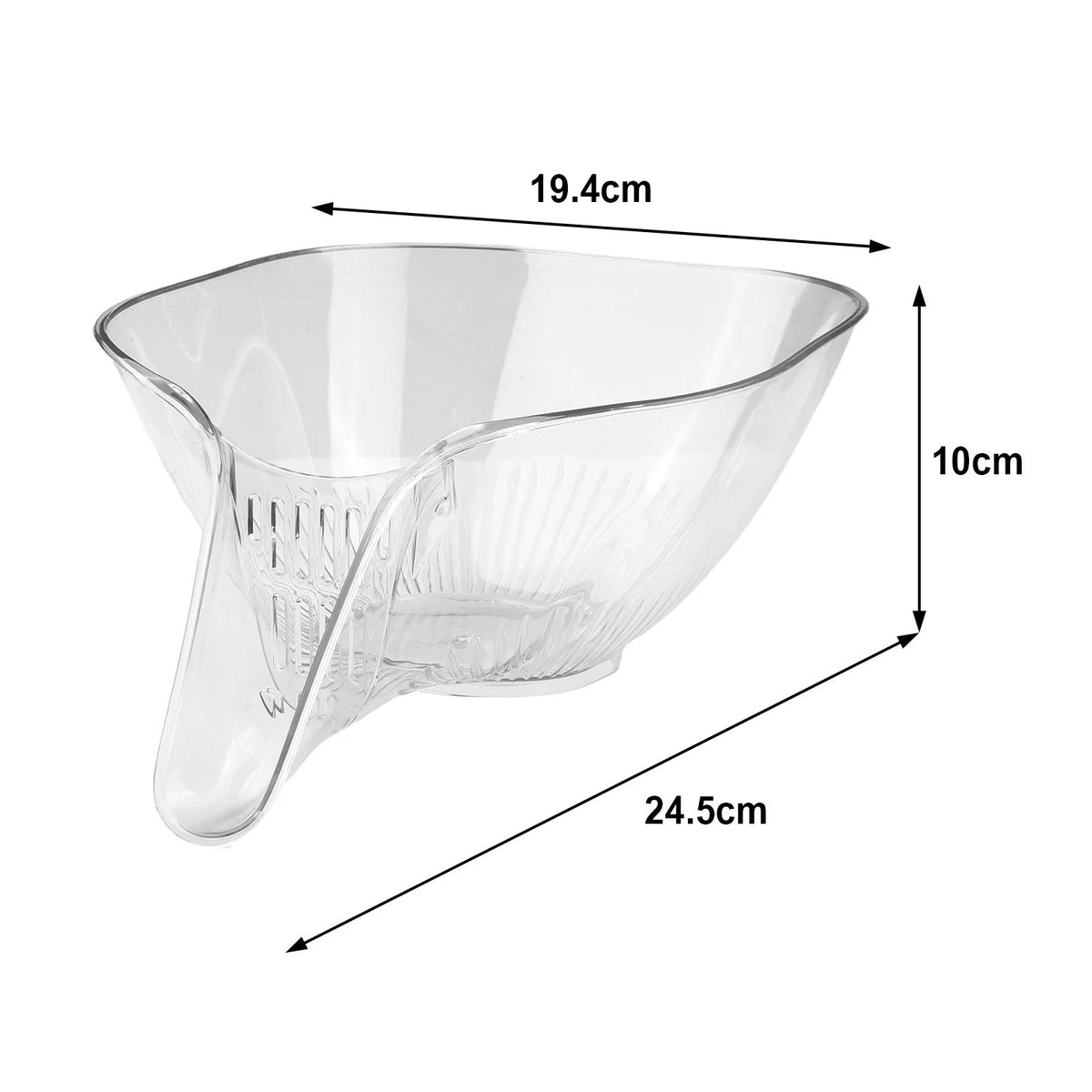 Fruit and Vegetable Strainer Basket with Fine Drainage Holes