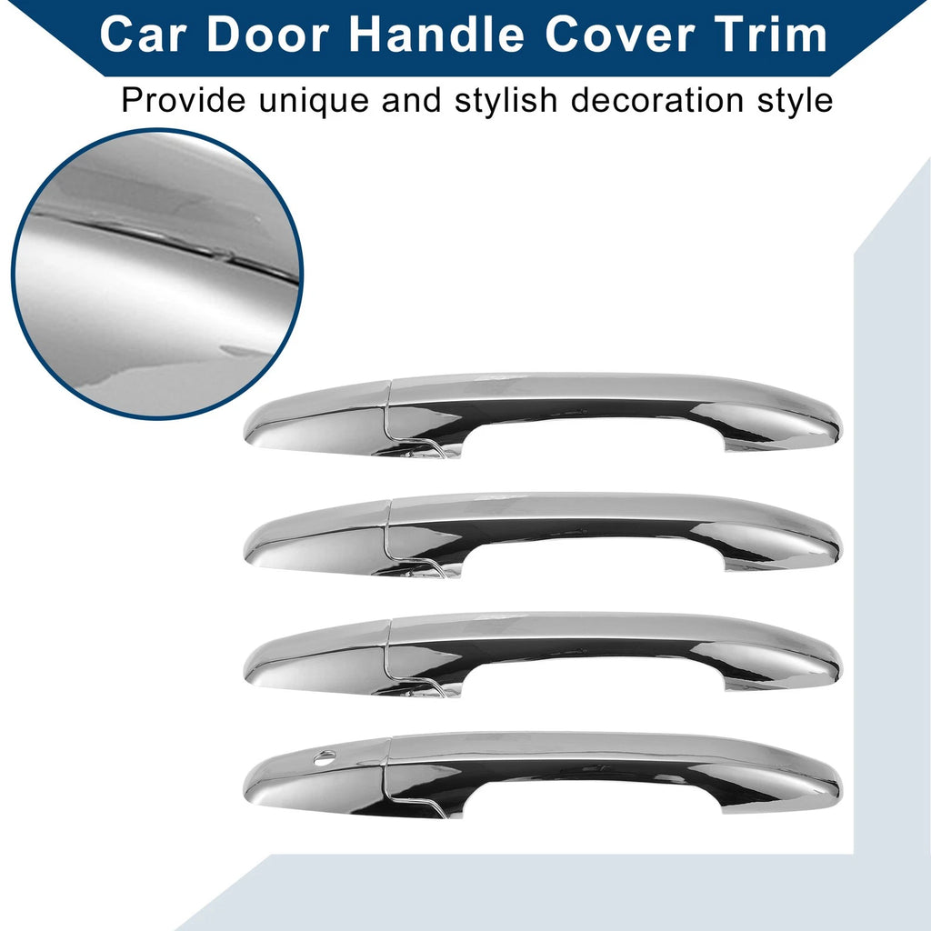 Car Door Handle Cover Trim Replacement for Honda Civic 2006–2011 Silver Tone