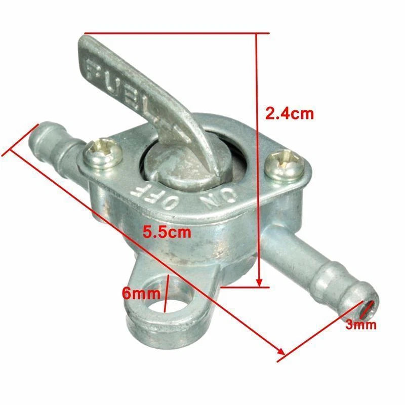 Inline Fuel Tank Tap Filter Petcock Switch for PIT Quad Buggy