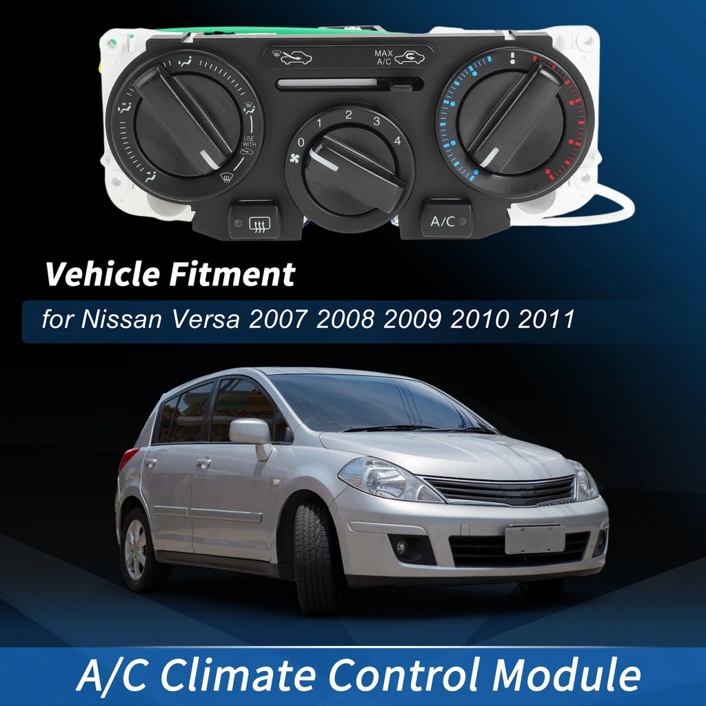 A/C Heater Climate Control Module Panel for Nissan Versa (2007–2011) No.599216