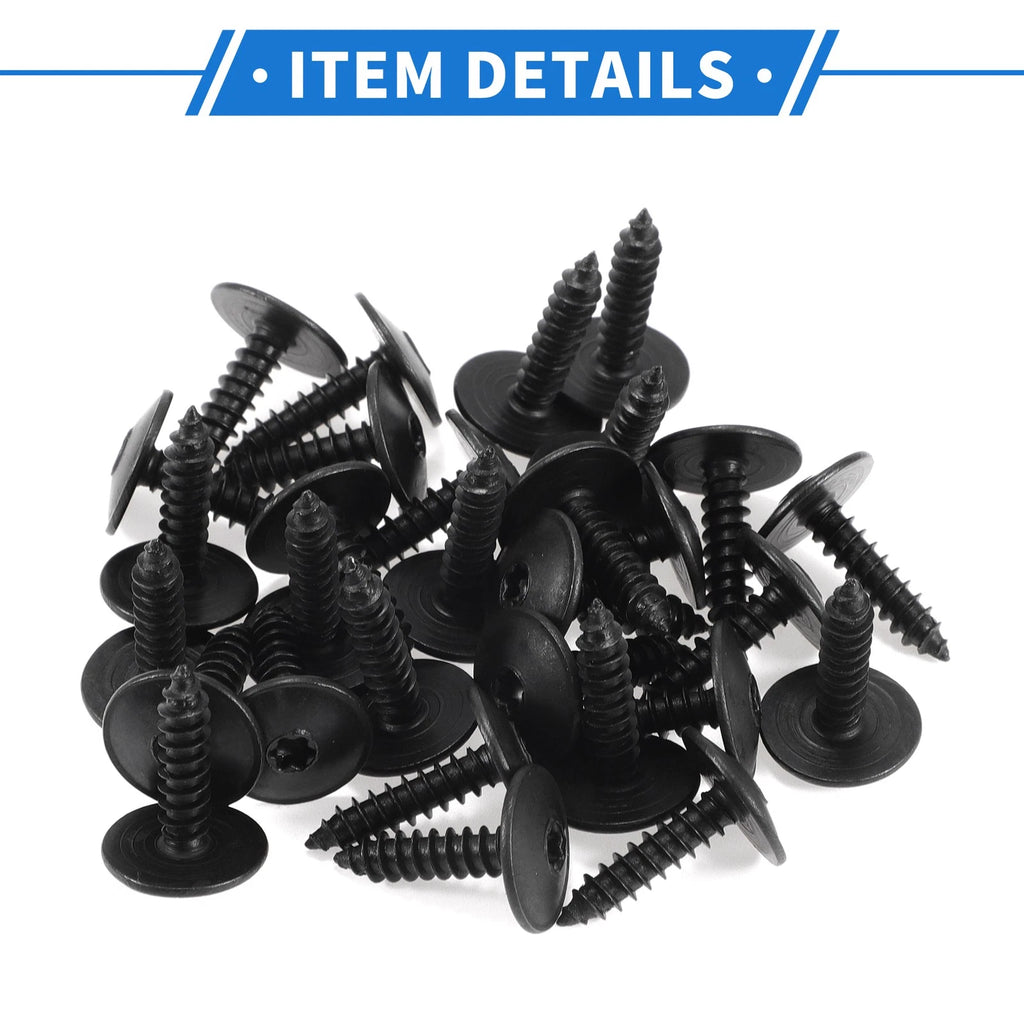 Car Fender Liner Splash Shield Bumper Cover Screw Set for Audi A4 (1996–2016)