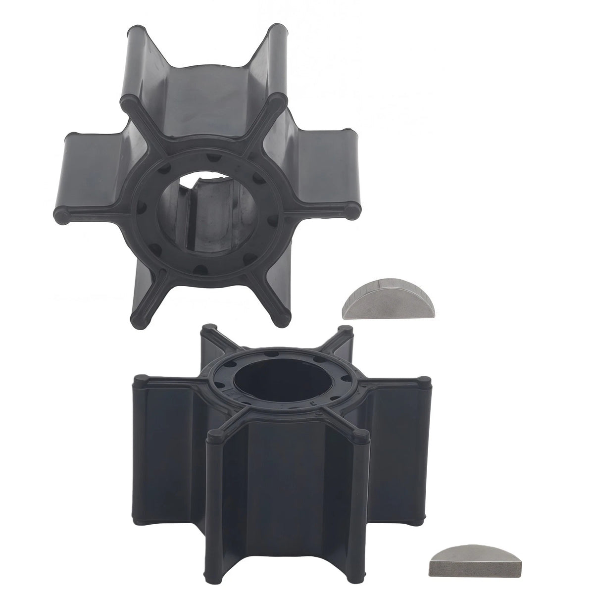 Water Pump Impeller & Key for Yamaha Outboard 9.9 HP (682-44352-00)