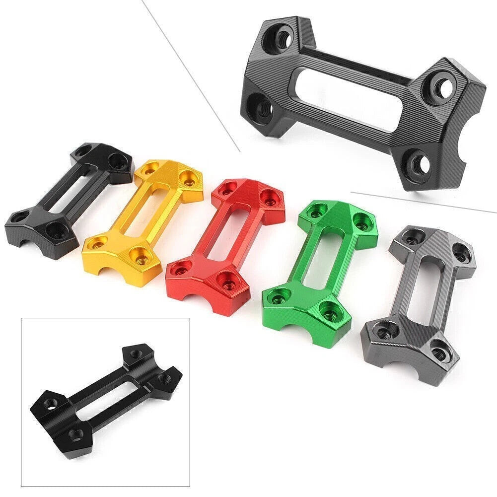 Front Handlebar Grease Bar Riser Mount Clamp Cover for Kawasaki